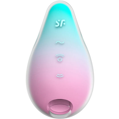 SATISFYER - MERMAID VIBES STIMULATOR AND VIBRATOR MINT AND ROSE