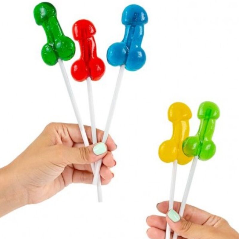 SECRETPLAY - DISPLAY ASSORTMENT PENIS LOLLIPPERS WITH ALCOHOL 40 UNITS