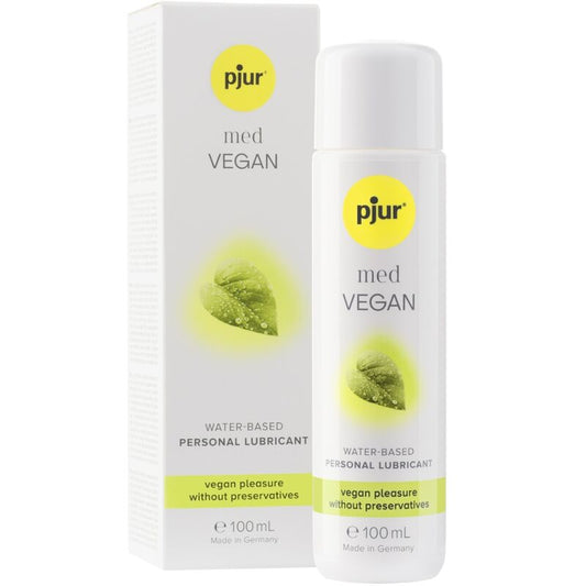 PJUR - MED VEGAN GLIDE LUBRIFICANTE A BASE ACQUA 100 ML - PJUR | Lingerie Harness Boutique