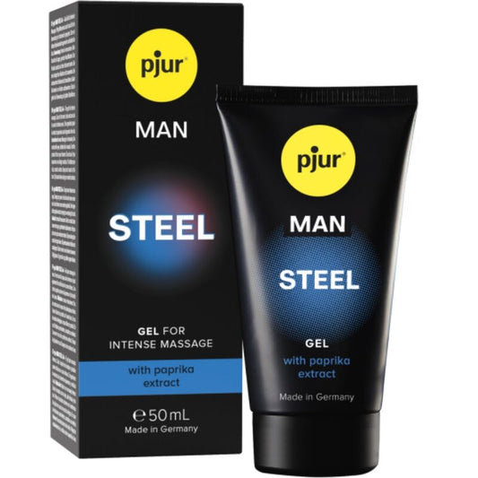 PJUR - MAN STEEL GEL STIMOLANTE 50 ML - PJUR | Lingerie Harness Boutique