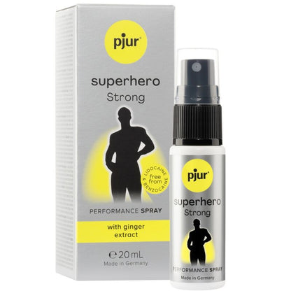 PJUR - SUPERHERO STRONG RETARDANT SPRAY 20 ML - PJUR | Lingerie Harness Boutique