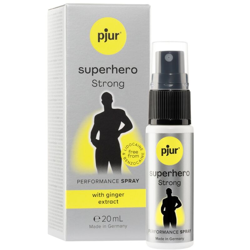 PJUR - SUPERHERO STRONG RETARDANT SPRAY 20 ML - PJUR | Lingerie Harness Boutique