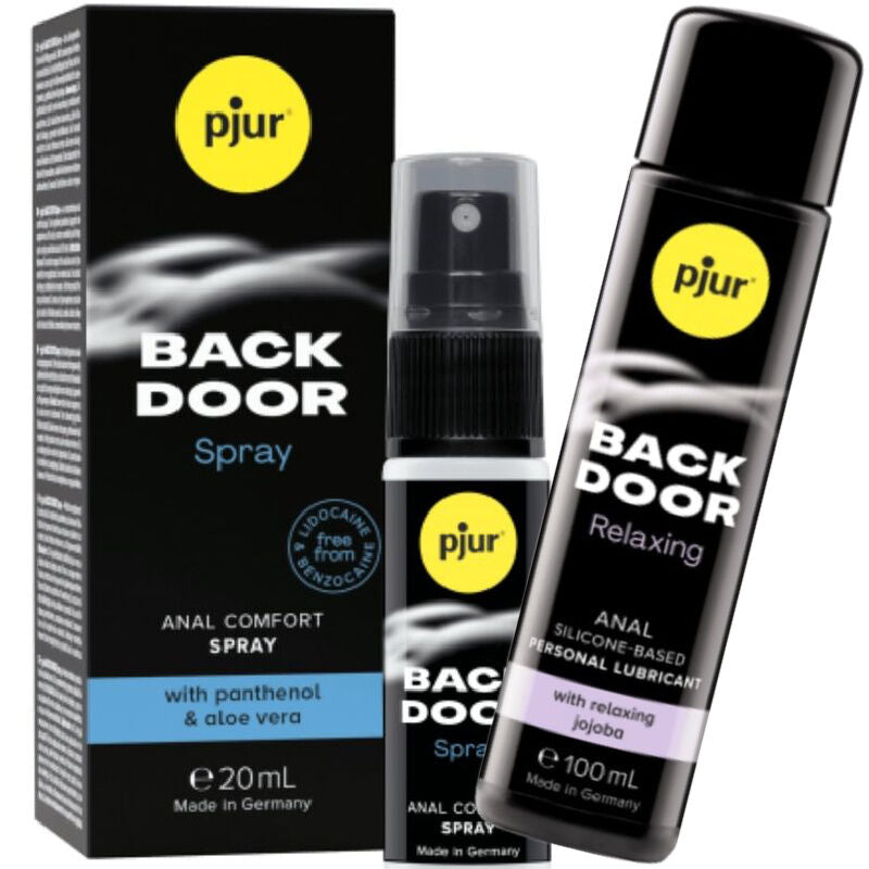 PJUR - BACK DOOR ANAL LUBRICANT AND SPRAY SET