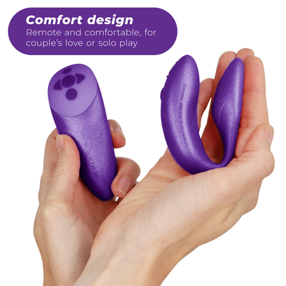 WE-VIBE - CHORUS COUPLE VIBRATOR WITH LILAC SQUEEZE CONTROL