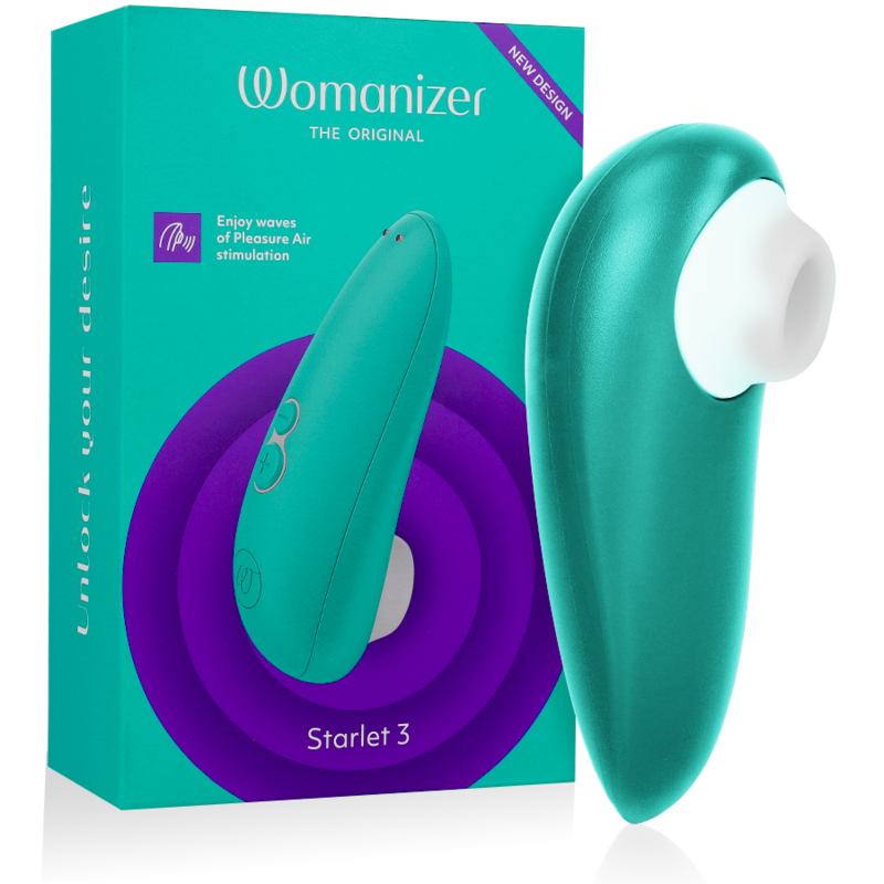 WOMANIZER - STIMOLATORE CLITORALE STARLET 3 TURCHESE - WOMANIZER | Lingerie Harness Boutique