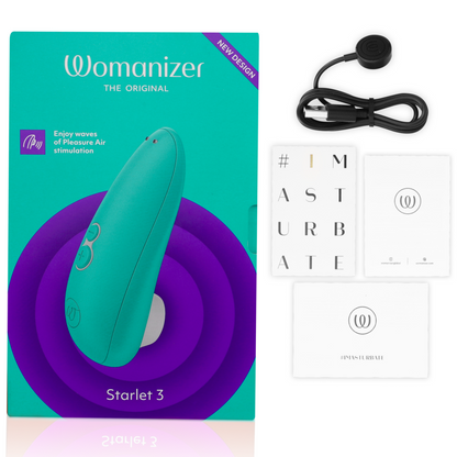 WOMANIZER - STIMOLATORE CLITORALE STARLET 3 TURCHESE - WOMANIZER | Lingerie Harness Boutique