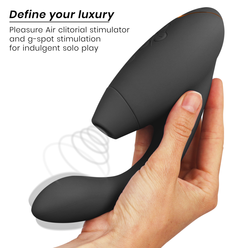 WOMANIZER - DUO 2 STIMOLATORE NERO - WOMANIZER | Lingerie Harness Boutique