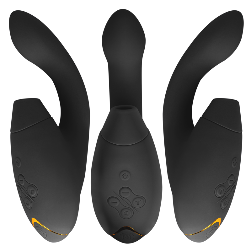 WOMANIZER - DUO 2 STIMOLATORE NERO - WOMANIZER | Lingerie Harness Boutique