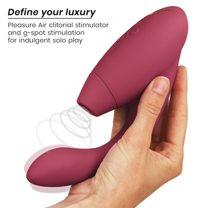 WOMANIZER - STIMOLATORE DUO 2 BORDEAUX - WOMANIZER | Lingerie Harness Boutique