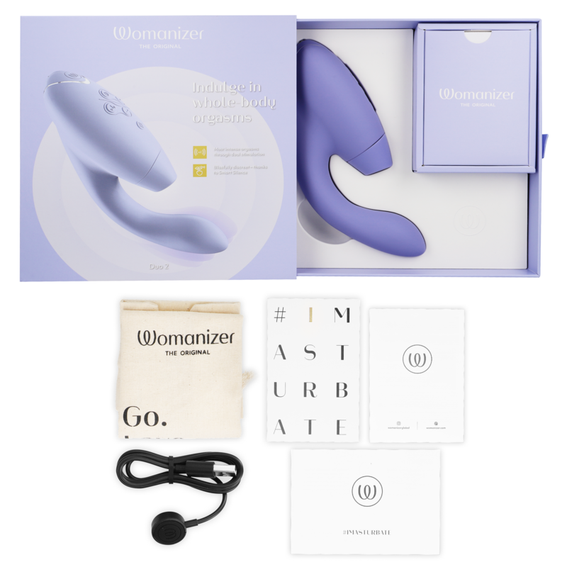WOMANIZER - DUO 2 STIMOLATORE LILLA - WOMANIZER | Lingerie Harness Boutique