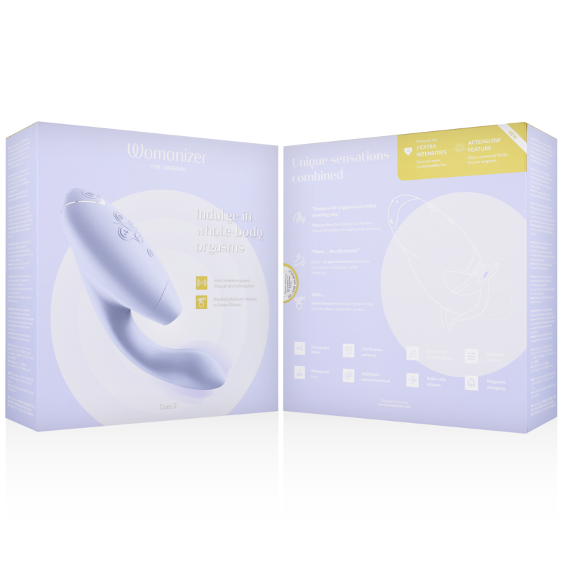 WOMANIZER - DUO 2 STIMOLATORE LILLA - WOMANIZER | Lingerie Harness Boutique