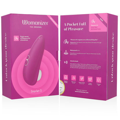 WOMANIZER - STARLET 3 STIMOLATORE CLITORALE VIOLA - WOMANIZER | Lingerie Harness Boutique
