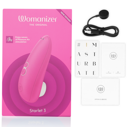 WOMANIZER - STIMOLATORE CLITORALE STARLET 3 ROSA - WOMANIZER | Lingerie Harness Boutique