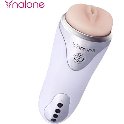 NALONE - MAGICIAN MASTURBATOR CON VIBRAZIONE BIANCA - NALONE | Lingerie Harness Boutique