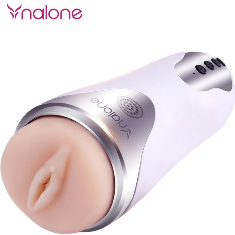 NALONE - MAGICIAN MASTURBATOR CON VIBRAZIONE BIANCA - NALONE | Lingerie Harness Boutique