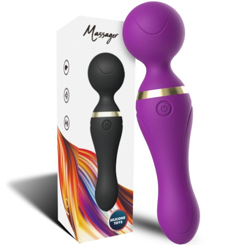 ARMONY - MASSAGGIATORE E VIBRATORE FREEZA TESTA SUPER FLESSIBILE VIOLA - ARMONY MASSAGERS | Lingerie Harness Boutique