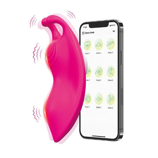 ARMONY - HONEYBEE WEARABLE PANTIES G-SPOT VIBRATOR FUCHSIA - FREE APP