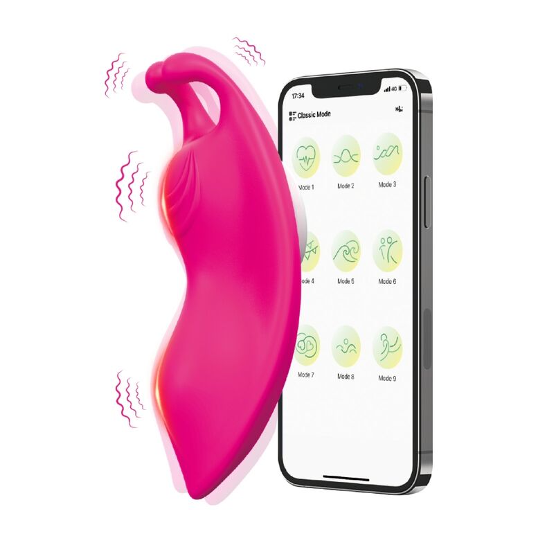 ARMONY - MUTANDINA INDOSSABILE HONEYBEE VIBRATORE G-SPOT FUCSIA - APP GRATUITA - ARMONY WEARABLES | Lingerie Harness Boutique