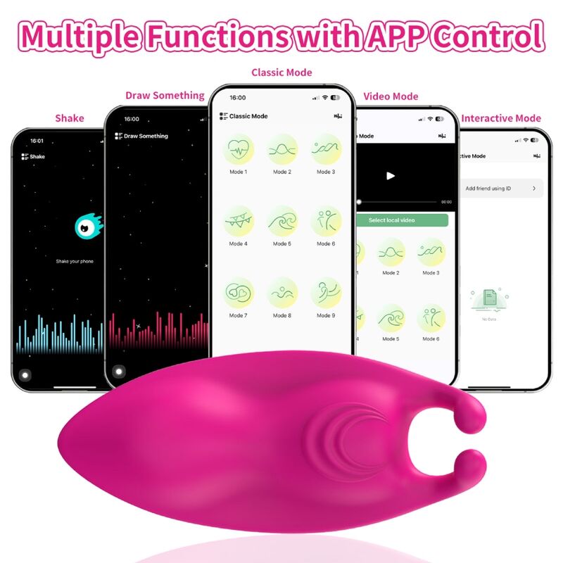 ARMONY - MUTANDINA INDOSSABILE HONEYBEE VIBRATORE G-SPOT FUCSIA - APP GRATUITA - ARMONY WEARABLES | Lingerie Harness Boutique