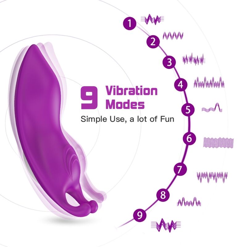 ARMONY - MUTANDINE INDOSSABILI HONEYBEE VIBRATORE G-SPOT REMOTE CONTROL VIOLA - ARMONY WEARABLES | Lingerie Harness Boutique