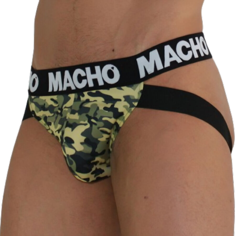 MACHO - MX28MV JOCK VERDE MILITARE S - MACHO UNDERWEAR | Lingerie Harness Boutique
