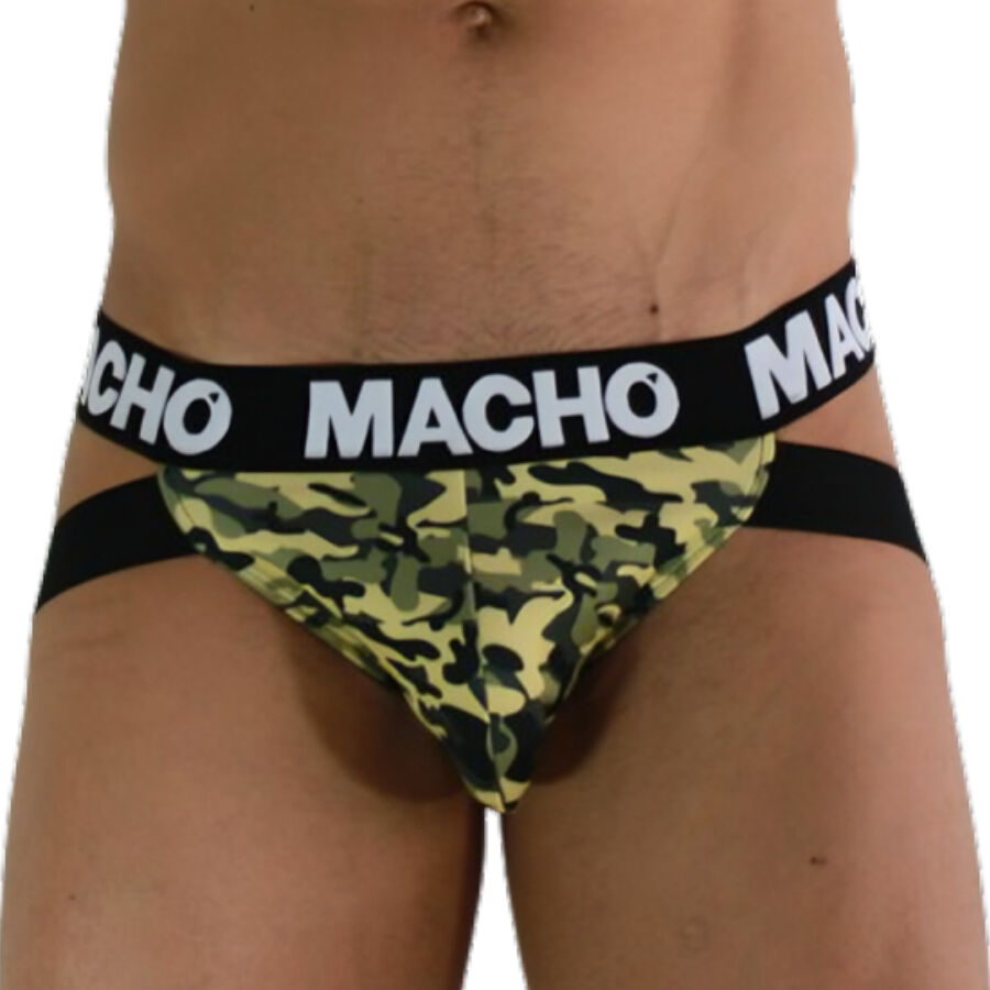 MACHO - MX28MV JOCK VERDE MILITARE S - MACHO UNDERWEAR | Lingerie Harness Boutique