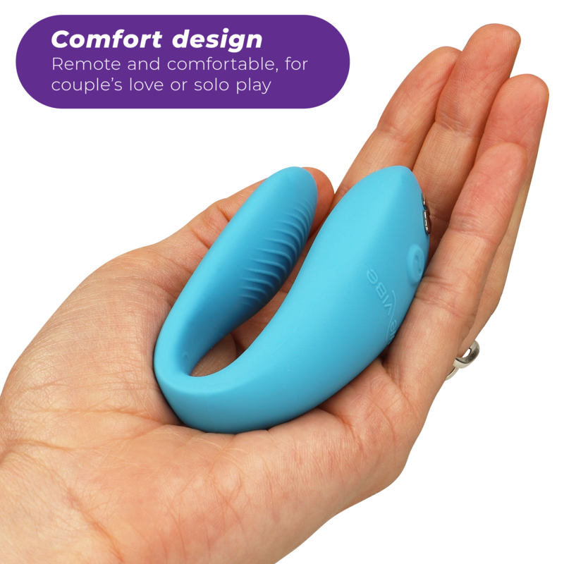 WE-VIBE - SYNC GO DUAL STIMOLATORE TURCHESE - WE-VIBE | Lingerie Harness Boutique