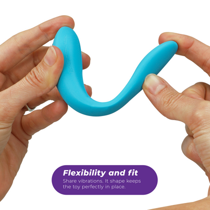 WE-VIBE - SYNC GO DUAL STIMOLATORE TURCHESE - WE-VIBE | Lingerie Harness Boutique