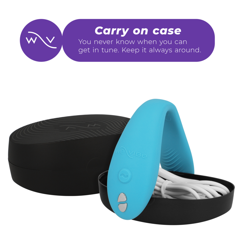 WE-VIBE - SYNC GO DUAL STIMOLATORE TURCHESE - WE-VIBE | Lingerie Harness Boutique