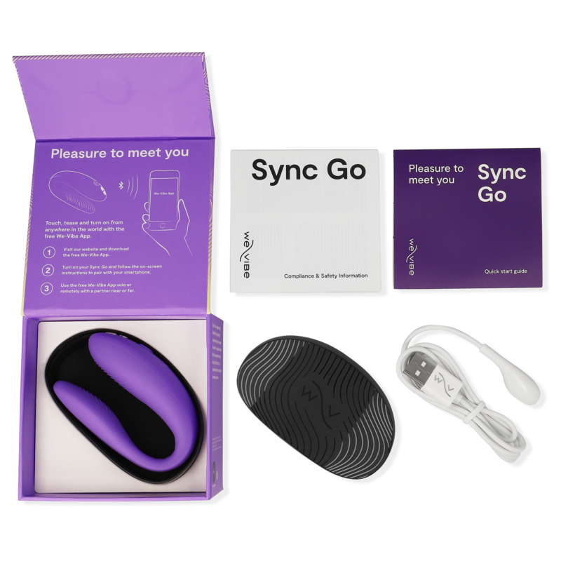 WE-VIBE - SYNC GO DUAL STIMOLATORE TURCHESE - WE-VIBE | Lingerie Harness Boutique