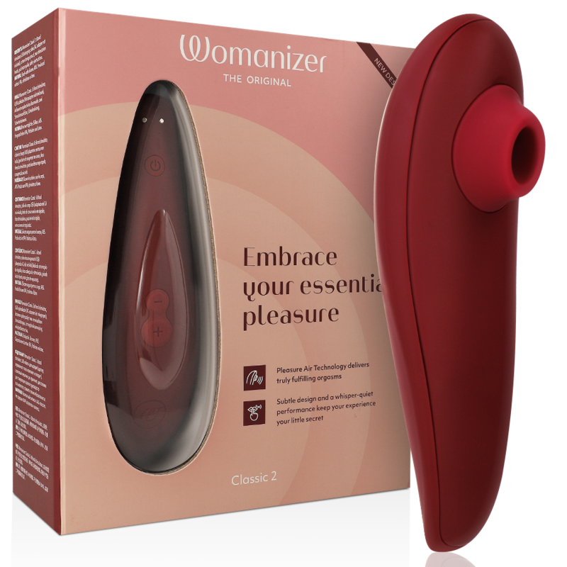WOMANIZER - CLASSIC 2 STIMOLATORE CLITORALE BORDEAUX - WOMANIZER | Lingerie Harness Boutique