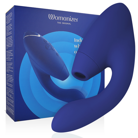 WOMANIZER - STIMOLATORE DUO 2 BLU - WOMANIZER | Lingerie Harness Boutique