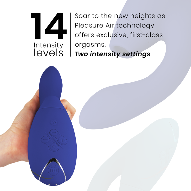 WOMANIZER - STIMOLATORE DUO 2 BLU - WOMANIZER | Lingerie Harness Boutique