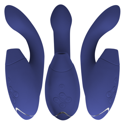 WOMANIZER - STIMOLATORE DUO 2 BLU - WOMANIZER | Lingerie Harness Boutique