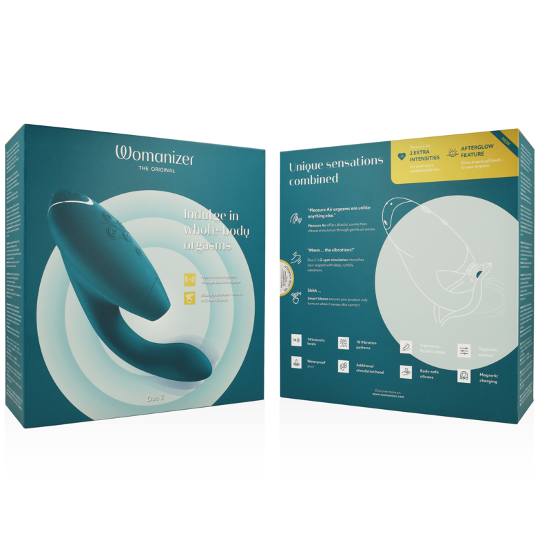 WOMANIZER - STIMOLATORE DUO 2 BLU PETROL