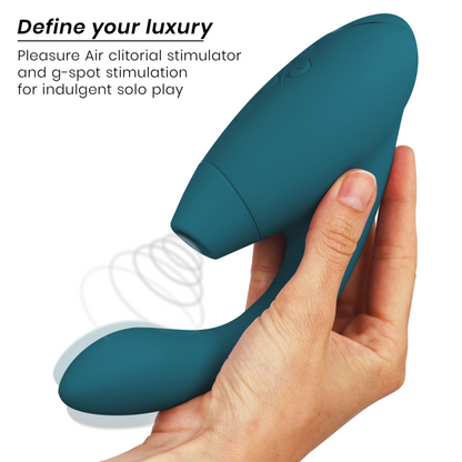 WOMANIZER - STIMOLATORE DUO 2 BLU PETROL - WOMANIZER | Lingerie Harness Boutique