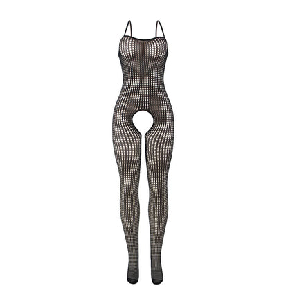 SUBBLIME - 951726 BODYSTOCKING A RETE ELASTICA NERA SENZA CAVALLO TAGLIA UNICA - SUBBLIME BODYSTOCKINGS | Lingerie Harness Boutique