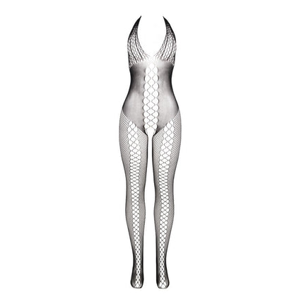 SUBBLIME - 951832 BODYSTOCKING CON SCHIENA APERTA E DETTAGLI INCROCIATI NERO TAGLIA UNICA - SUBBLIME BODYSTOCKINGS | Lingerie Harness Boutique
