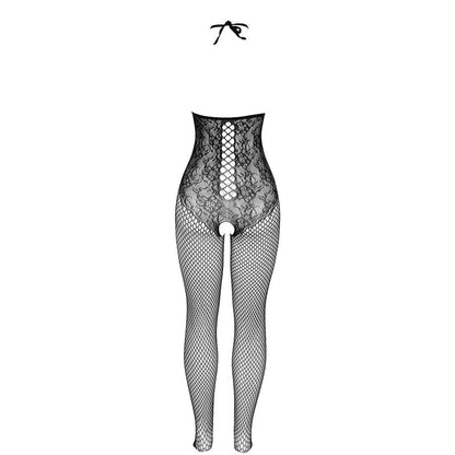 SUBBLIME - 951849 BODYSTOCKING A RETE CON COPPA APERTA E COLLO AL CENTRO NERO TAGLIA UNICA - SUBBLIME BODYSTOCKINGS | Lingerie Harness Boutique