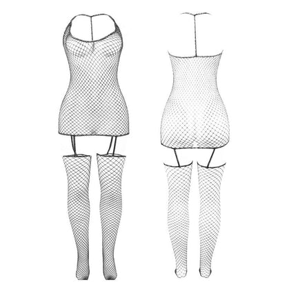 SUBBLIME - 951955 BODYSTOCKING A RETE LUCIDO TAGLIA UNICA - SUBBLIME BODYSTOCKINGS | Lingerie Harness Boutique