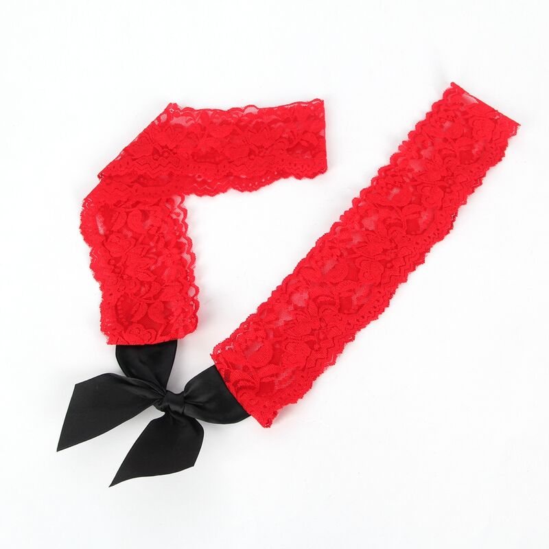 SUBBLIME - 952068 ABITO CORTO A RETE CON CUCITURE NERE E ROSSE TAGLIA UNICA - SUBBLIME DRESSES | Lingerie Harness Boutique