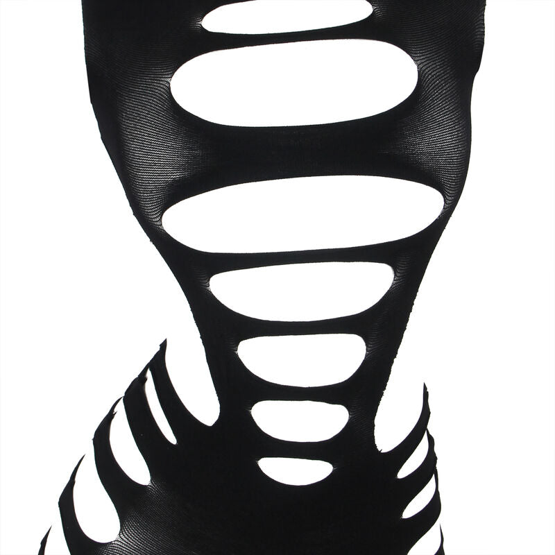 SUBBLIME - 952266 VESTITO ELASTICO A RETE MANICA LUNGA NERO TAGLIA UNICA - SUBBLIME DRESSES | Lingerie Harness Boutique