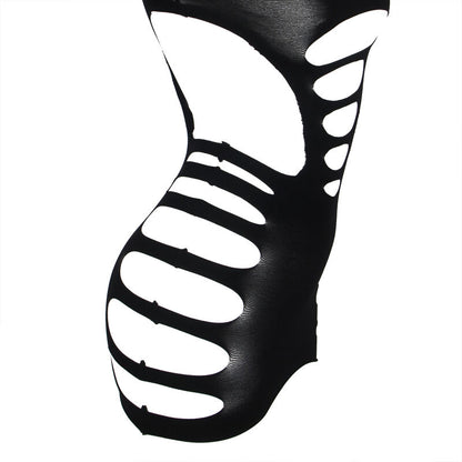 SUBBLIME - 952266 VESTITO ELASTICO A RETE MANICA LUNGA NERO TAGLIA UNICA - SUBBLIME DRESSES | Lingerie Harness Boutique