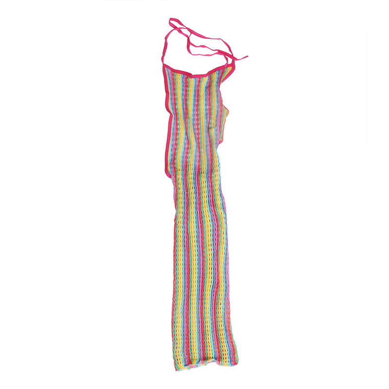 SUBBLIME - 952341 VESTITO A RETE ARCOBALENO TAGLIA UNICA - SUBBLIME DRESSES | Lingerie Harness Boutique