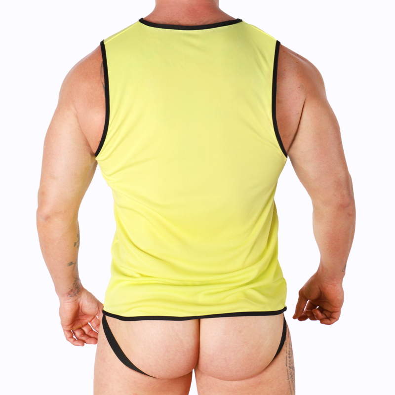 MACHO - T-SHIRT GIALLA L/XL - MACHO UNDERWEAR | Lingerie Harness Boutique