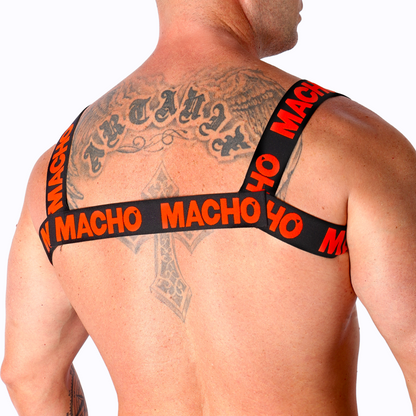 MACHO - DOPPIA PETTORINA ROSSA - MACHO UNDERWEAR | Lingerie Harness Boutique