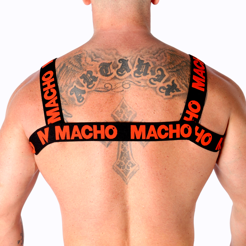 MACHO - DOPPIA PETTORINA ROSSA - MACHO UNDERWEAR | Lingerie Harness Boutique