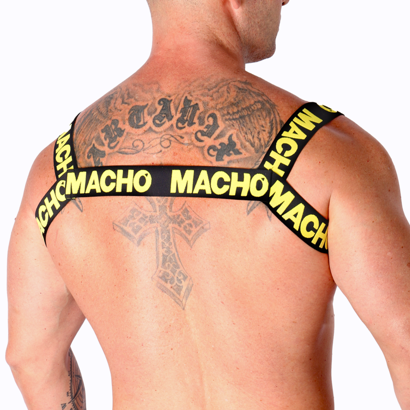 MACHO - DOPPIO CABLAGGIO GIALLO - MACHO UNDERWEAR | Lingerie Harness Boutique