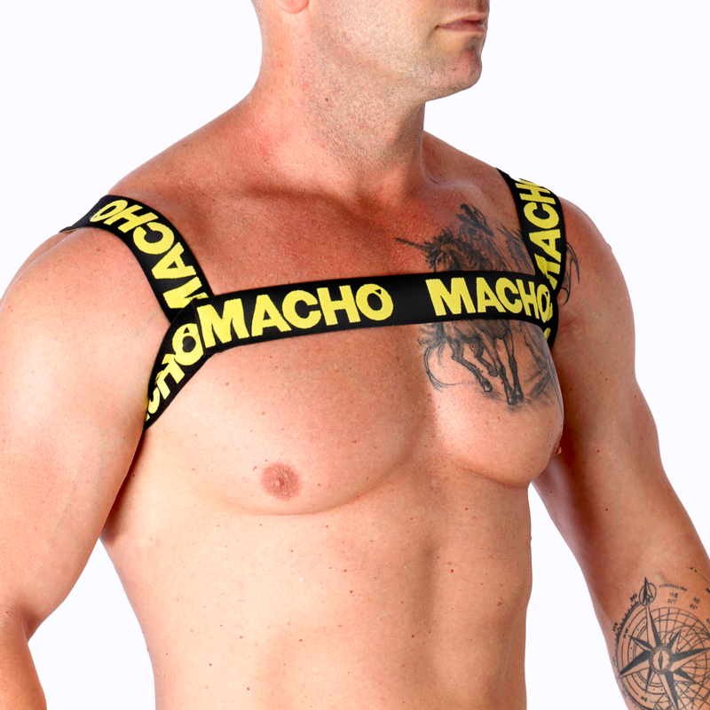 MACHO - DOPPIO CABLAGGIO GIALLO - MACHO UNDERWEAR | Lingerie Harness Boutique