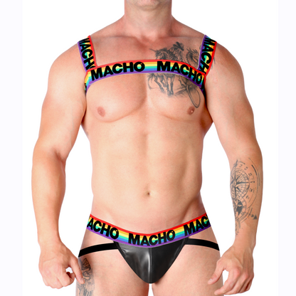 MACHO - CABLAGGIO DOPPIO PRIDE LIMITED - MACHO UNDERWEAR | Lingerie Harness Boutique